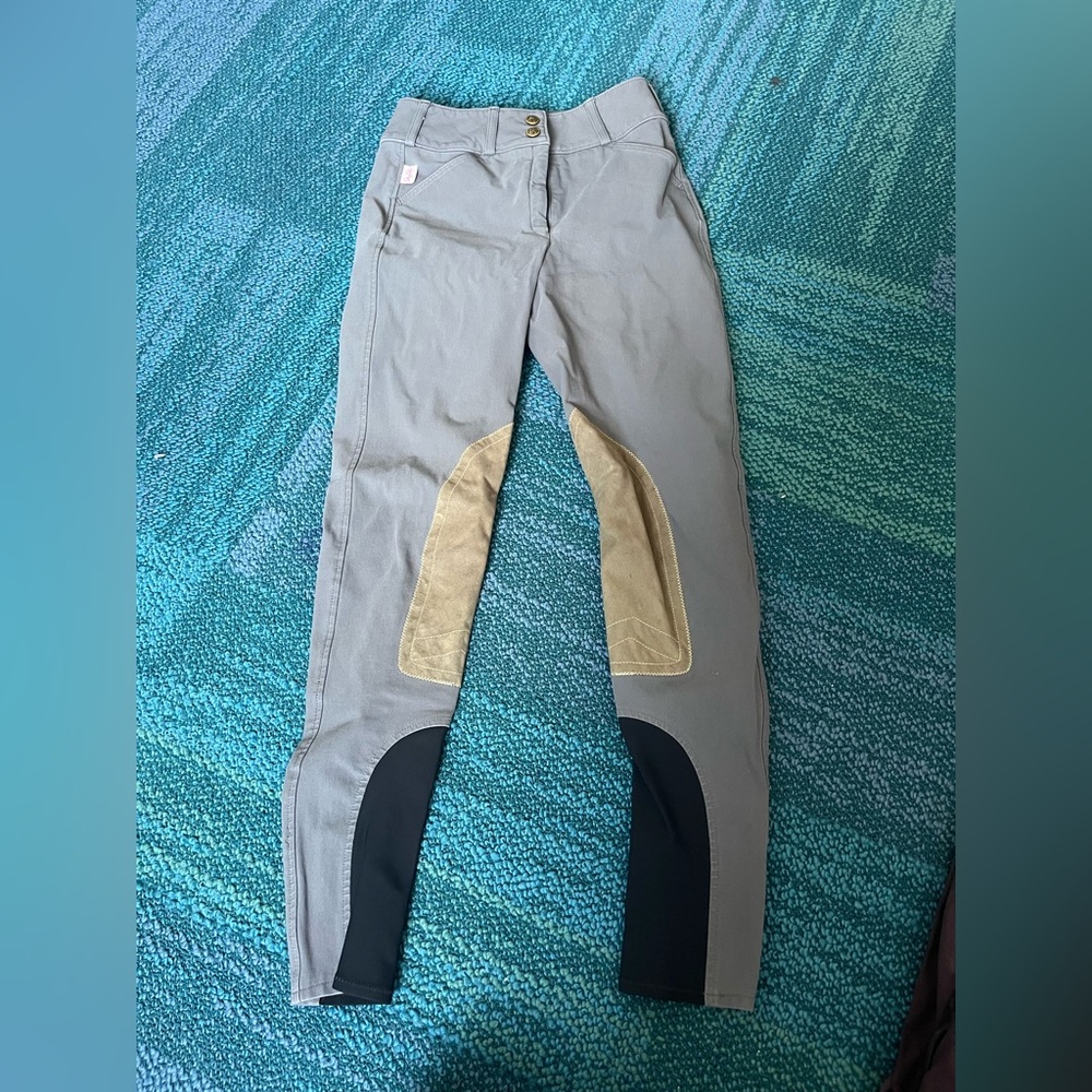 Gray Tailored Sportsman Breeches size 24R